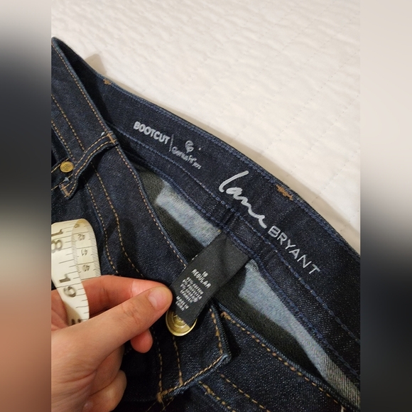 Lane Bryant Stretch Genius Fit Jeans Bootcut Size 16 regular dark - Picture 5 of 10